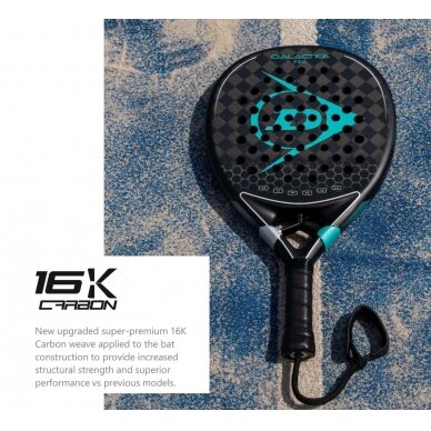 Padel raketė Dunlop GALACTICA PRO LS 365g 9 Padel raketė Dunlop GALACTICA PRO LS 365g 9