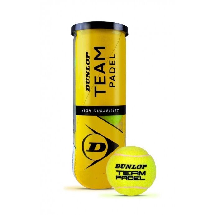 Padel kamuoliukai Dunlop TEAM PADEL 3-pet 1 Padel kamuoliukai Dunlop TEAM PADEL 3-pet 1