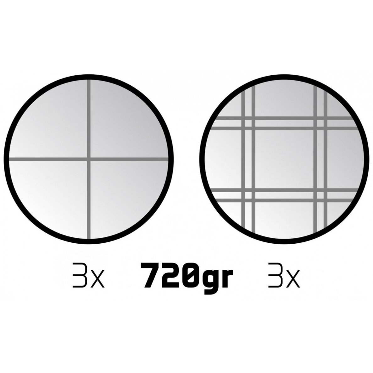 Petankės rinkinys 52JU CHR 6vnt Chrome 3