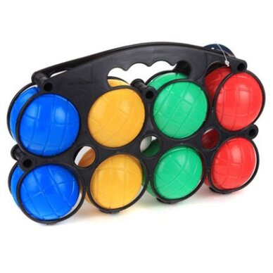 Petankės rinkinys plastikinis 8 rutuliai 1