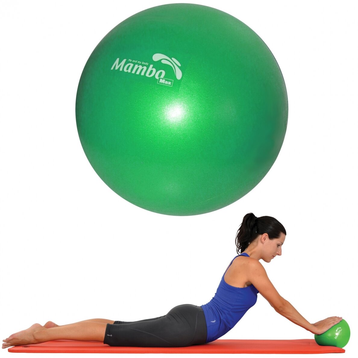 Pilates kamuolys Soft Over ball 21-23cm žalias 1 Pilates kamuolys Soft Over ball 21-23cm žalias 1