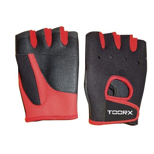 Pirštinės fitnesui TOORX AHF-042 XL black/red Pirštinės fitnesui TOORX AHF-042 XL black/red