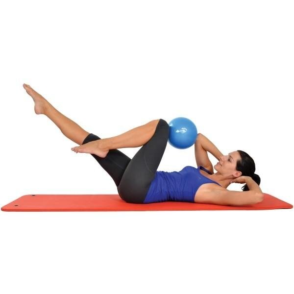 Pilates kamuolys Soft Over ball 21-23cm mėlynas 2 Pilates kamuolys Soft Over ball 21-23cm mėlynas 2