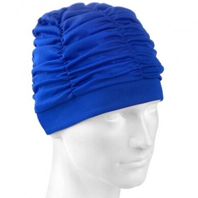 Plaukimo kepurė Mad Wave Lux Shower Blue Plaukimo kepurė Mad Wave Lux Shower Blue
