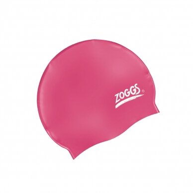 Plaukimo kepurė ZOGGS Silicone Cap pink Plaukimo kepurė ZOGGS Silicone Cap pink