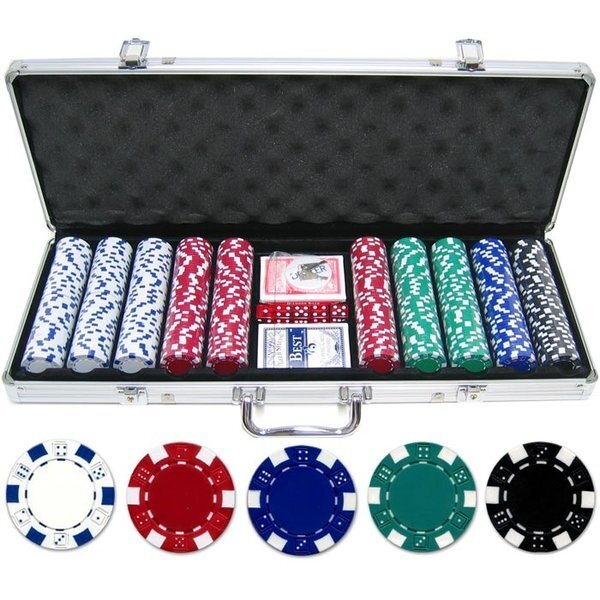 Pokerio žetonų rinkinys Poker Set 500 Pokerio žetonų rinkinys Poker Set 500