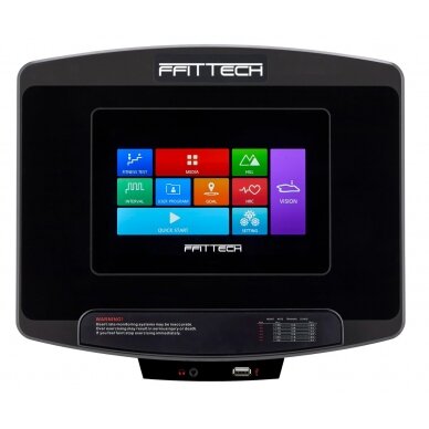 Profesionalus elipsinis treniruoklis Ffittech PRO-E100S-TV 1