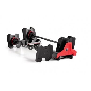 Reguliuojamo svorio tiesus ir lankstytas grifas BOWFLEX SelectTech 2080 2