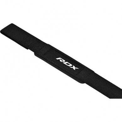 Riešiniai diržai svoriams kelti RDX GYM SINGLE STRAP BLACK PLUS 2 Riešiniai diržai svoriams kelti RDX GYM SINGLE STRAP BLACK PLUS 2