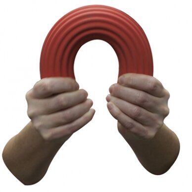Riešo ir rankų treniruoklis Moves Flex Bar 31x4,5cm-Red (Medium) 3 Riešo ir rankų treniruoklis Moves Flex Bar 31x4,5cm-Red (Medium) 3