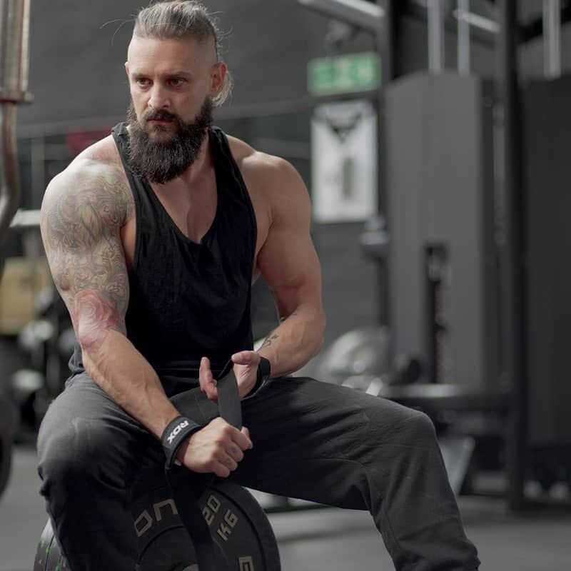 Riešiniai diržai svoriams kelti RDX GYM SINGLE STRAP BLACK PLUS 3