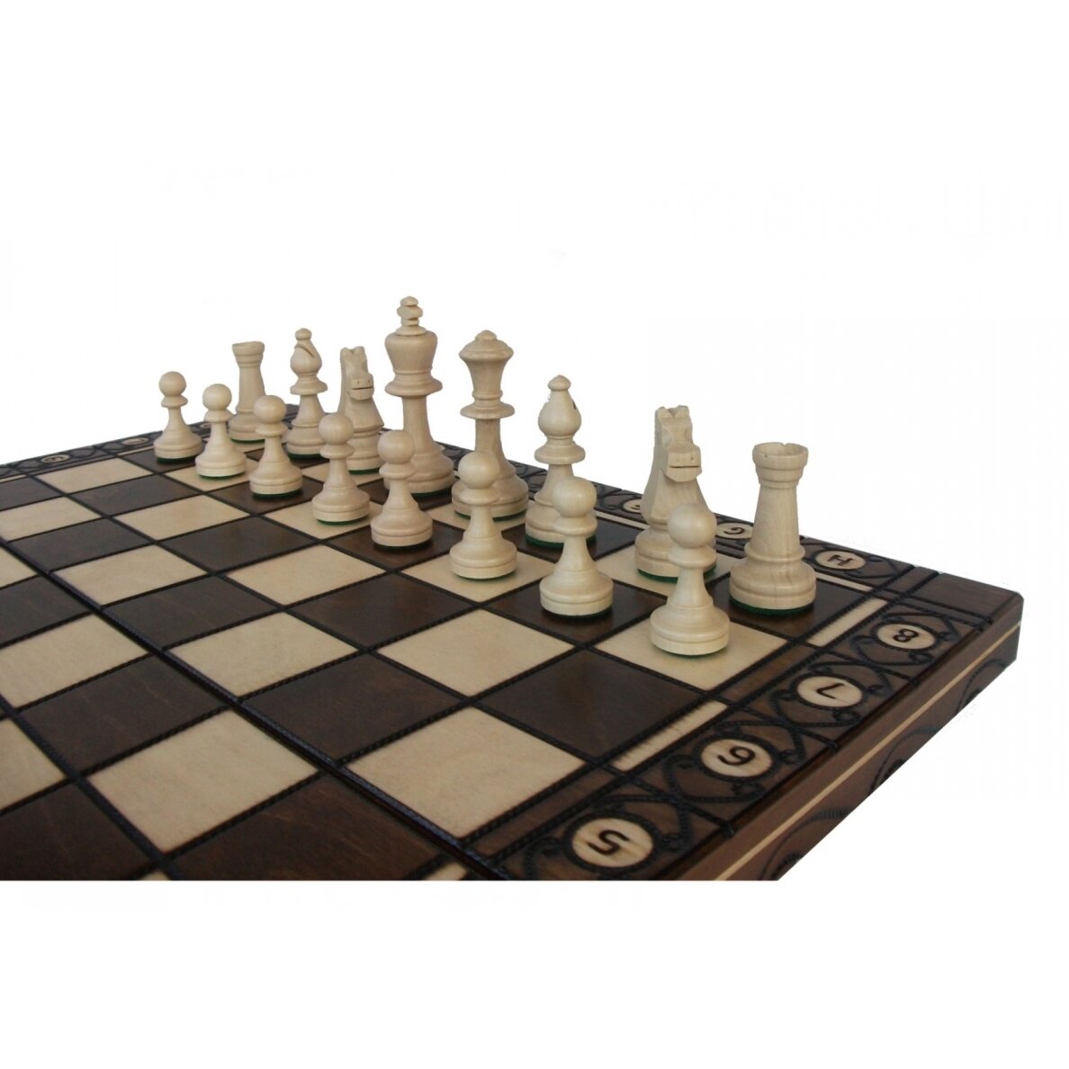 Šachmatai Consul 490mm x 245cm x 50mm, Karalius 80mm 4 Šachmatai Consul 490mm x 245cm x 50mm, Karalius 80mm 4