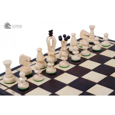 Šachmatai King's Medium 360x180x50mm, karalius 60mm