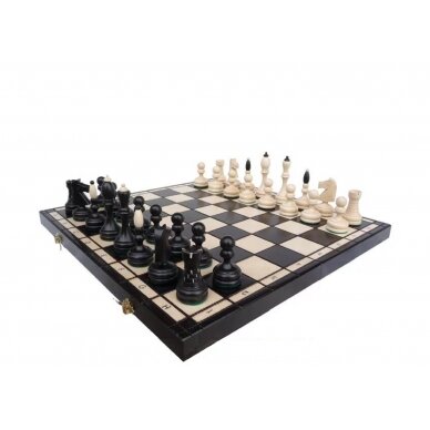 Šachmatai Classic 500x250x60mm, karalius 100mm Šachmatai Classic 500x250x60mm, karalius 100mm