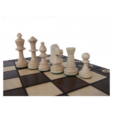 Šachmatai Consul 490mm x 245cm x 50mm, Karalius 80mm 5