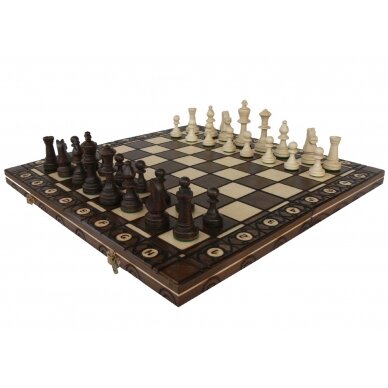 Šachmatai Consul 490mm x 245cm x 50mm, Karalius 80mm