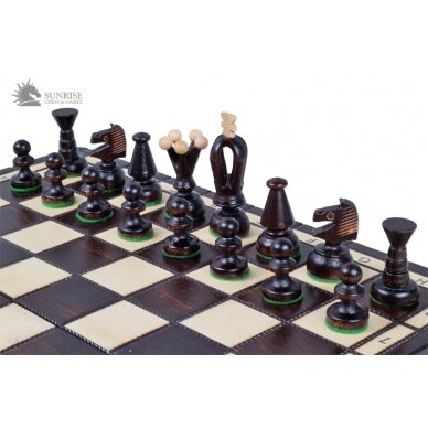 Šachmatai King's Medium 360x180x50mm, karalius 60mm 2 Šachmatai King's Medium 360x180x50mm, karalius 60mm 2
