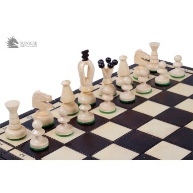Šachmatai King's Medium 360x180x50mm, karalius 60mm
