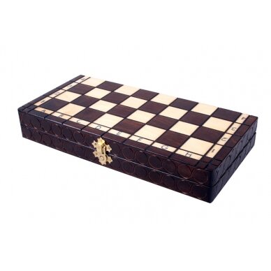 Šachmatai King's Small 300x150x50mm, karalius 60mm 1 Šachmatai King's Small 300x150x50mm, karalius 60mm 1