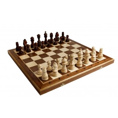 Šachmatai Mars 590x295x70mm, karalius 125mm 2 Šachmatai Mars 590x295x70mm, karalius 125mm 2