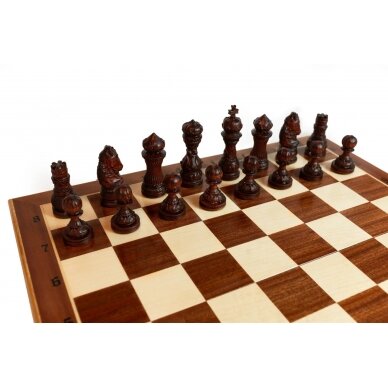 Šachmatai Mars 590x295x70mm, karalius 125mm 3 Šachmatai Mars 590x295x70mm, karalius 125mm 3