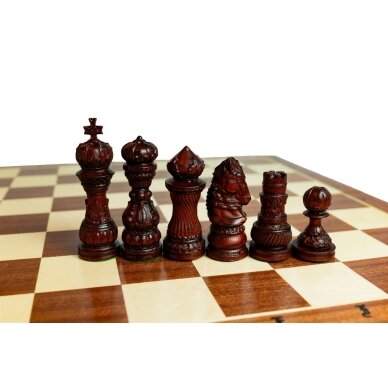 Šachmatai Mars 590x295x70mm, karalius 125mm 4