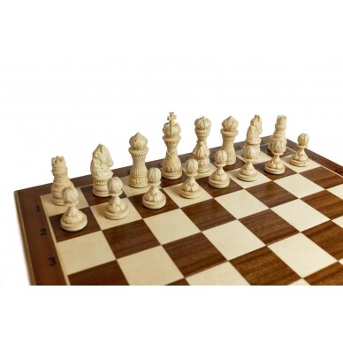Šachmatai Mars 590x295x70mm, karalius 125mm Šachmatai Mars 590x295x70mm, karalius 125mm