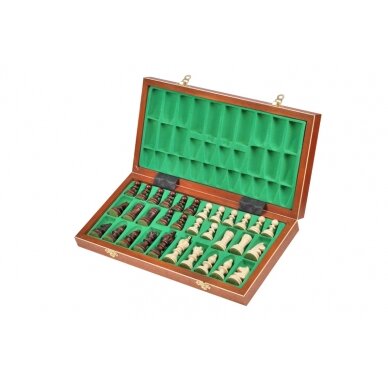 Šachmatai Olympic Small 350x175x45mm, Karalius 65mm 4