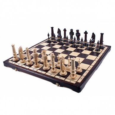 Šachmatai Royal DE LUX 650x325x80mm, karalius 130mm 1 Šachmatai Royal DE LUX 650x325x80mm, karalius 130mm 1
