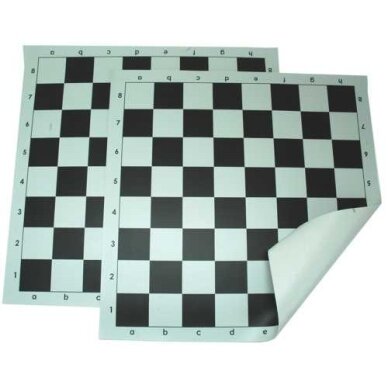 Šachmatų ir šaškių plastikinė lenta 470x470mm Šachmatų ir šaškių plastikinė lenta 470x470mm