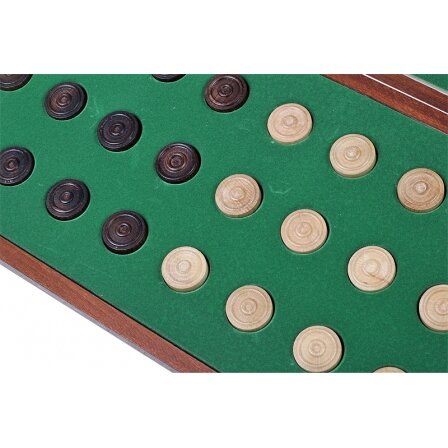 Medinės šaškės Checkers, 40 × 20 × 4 cm 2