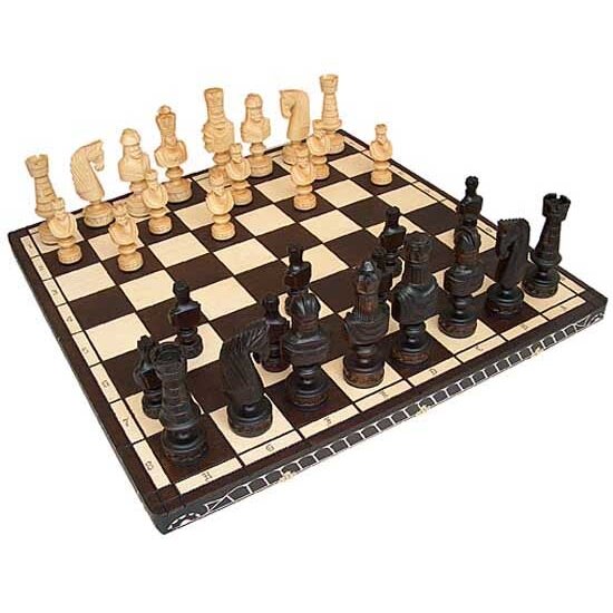 Šachmatai Cezar Small 600x300x70mm, karalius 140mm