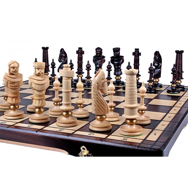 Šachmatai Royal DE LUX 650x325x80mm, karalius 130mm 2