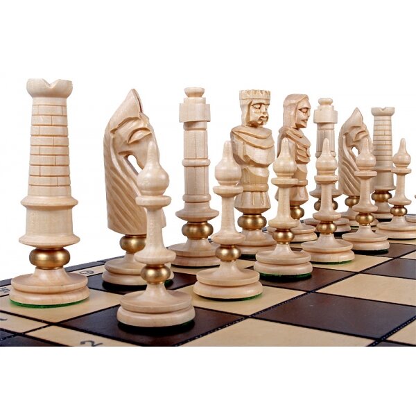 Šachmatai Royal DE LUX 650x325x80mm, karalius 130mm 4 Šachmatai Royal DE LUX 650x325x80mm, karalius 130mm 4