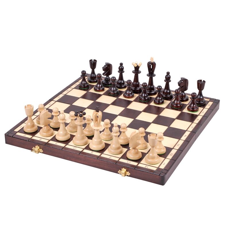 Šachmatai Ace 420x210x55 mm, karalius 100mm 3 Šachmatai Ace 420x210x55 mm, karalius 100mm 3