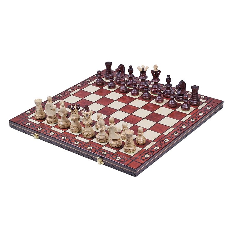 Šachmatai Ambasador 550x275x60mm, Karalius 110mm 3 Šachmatai Ambasador 550x275x60mm, Karalius 110mm 3