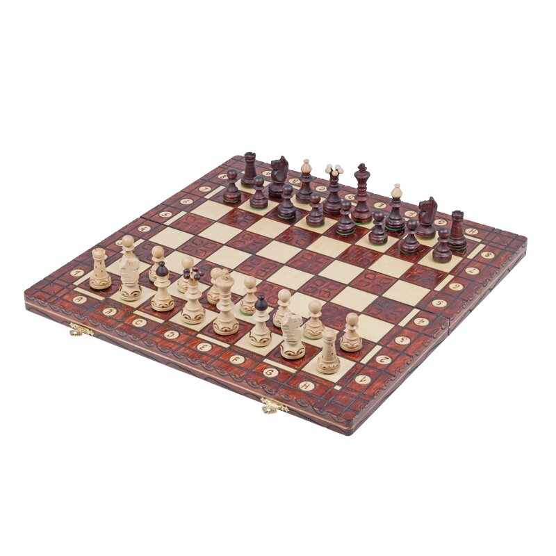 Šachmatai Ambasador Small 420x210x50mm, Karalius 85mm 3 Šachmatai Ambasador Small 420x210x50mm, Karalius 85mm 3