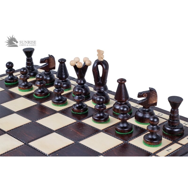 Šachmatai King's Medium 360x180x50mm, karalius 60mm 2 Šachmatai King's Medium 360x180x50mm, karalius 60mm 2