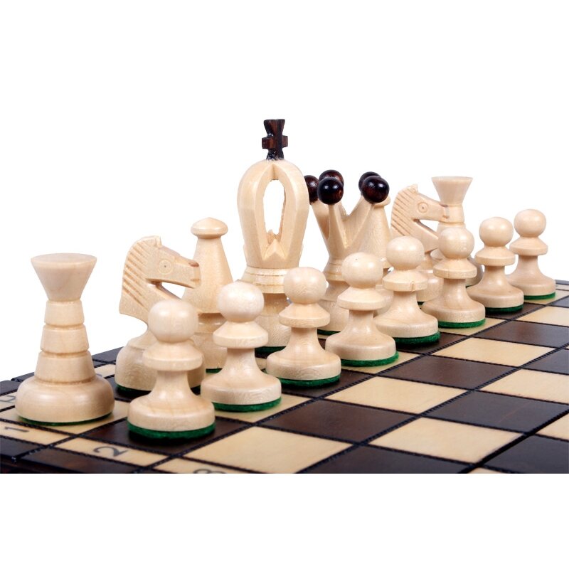 Šachmatai King's Small 300x150x50mm, karalius 60mm 3