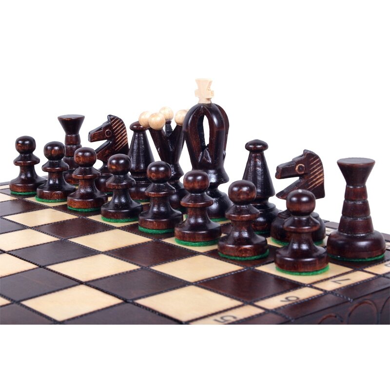 Šachmatai King's Small 300x150x50mm, karalius 60mm 4