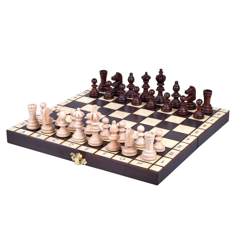 Šachmatai Olympic Mini 300x150x50mm, karalius 60mm 2