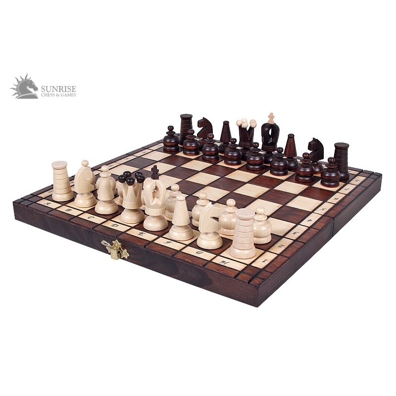 Šachmatai Royal Maxi 310x155x45mm (karalius 65mm) 4