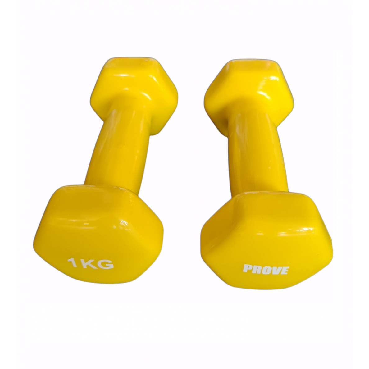 Šešiakampis aerobikos hantelis Prove 1kg (1vnt) 1 Šešiakampis aerobikos hantelis Prove 1kg (1vnt) 1