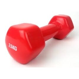 Šešiakampis erobikos hantelis Prove 2,5kg (1vnt) Šešiakampis erobikos hantelis Prove 2,5kg (1vnt)