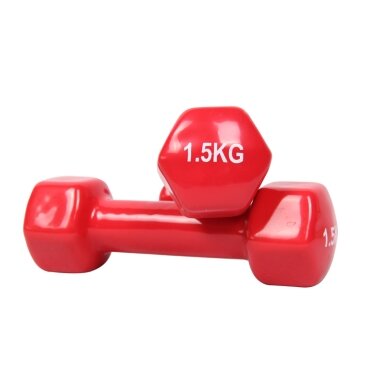 Šešiakampis aerobikos hantelis Amaya1,5kg