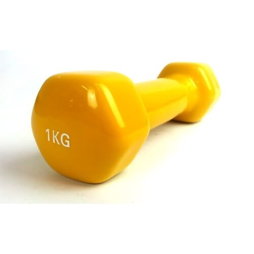 Šešiakampis aerobikos hantelis Prove 1kg (1vnt) Šešiakampis aerobikos hantelis Prove 1kg (1vnt)