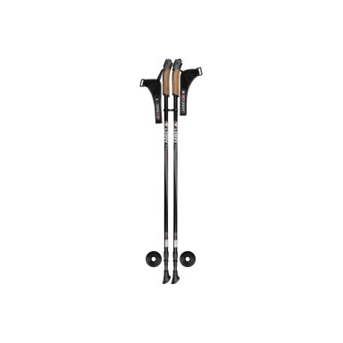 Šiaurietiško ėjimo lazdos ABBEY 21SR ZRG Black/Red/Grey