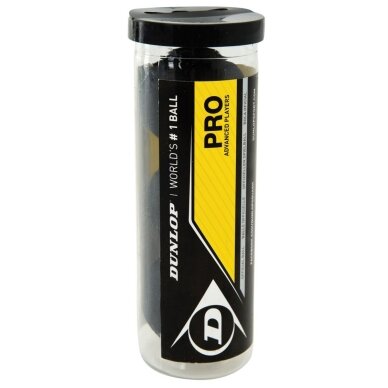 Skvošo kamuoliukas Dunlop PRO WSF/PSA 3-tube Skvošo kamuoliukas Dunlop PRO WSF/PSA 3-tube