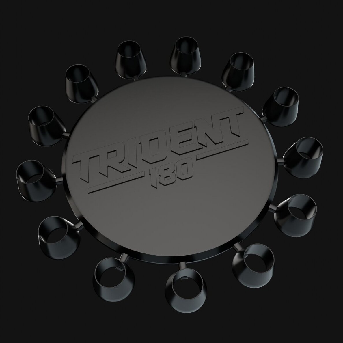 Smiginio sparnelių apsauga Winmau Dart Trident 180 Black Smiginio sparnelių apsauga Winmau Dart Trident 180 Black