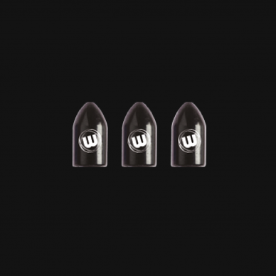 Smiginio strėlyčių kotelių apsauga Winmau Whizlock Black Shaft Caps Smiginio strėlyčių kotelių apsauga Winmau Whizlock Black Shaft Caps